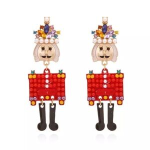 Pretty Nutcracker Soldier Earrings